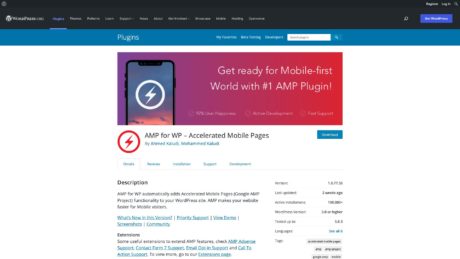 wordpress org plugins accelerated mobile pages 1643918107733