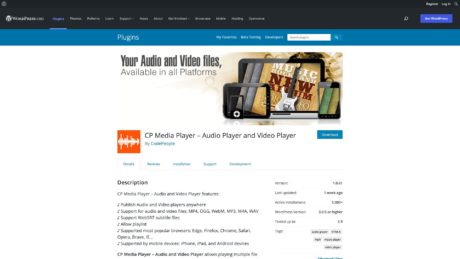 wordpress org plugins audio and video player 1643921865352