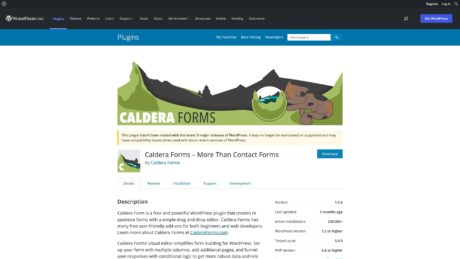 wordpress org plugins caldera forms 1643920090953