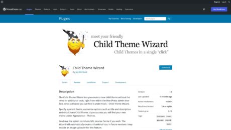 wordpress org plugins child theme wizard 1643920713458