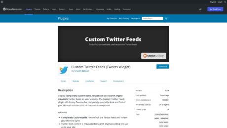 wordpress org plugins custom twitter feeds 1643922051162