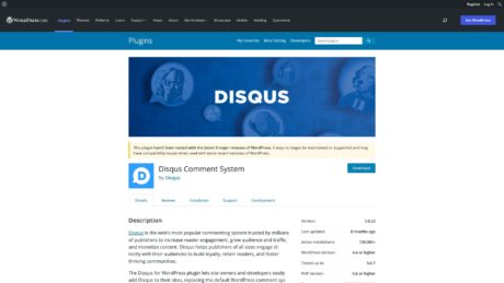 wordpress org plugins disqus comment system 1643922608172