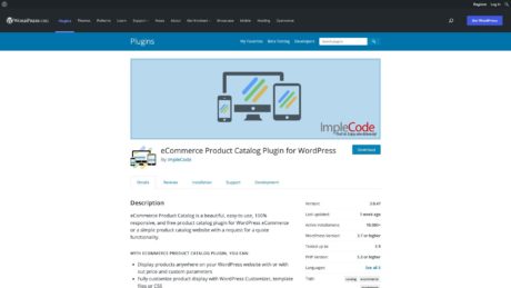 wordpress org plugins ecommerce product catalog 1643923104885